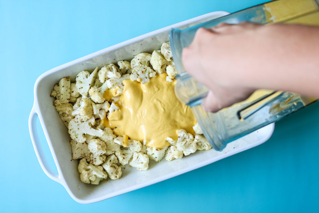 vegan baked cauliflower