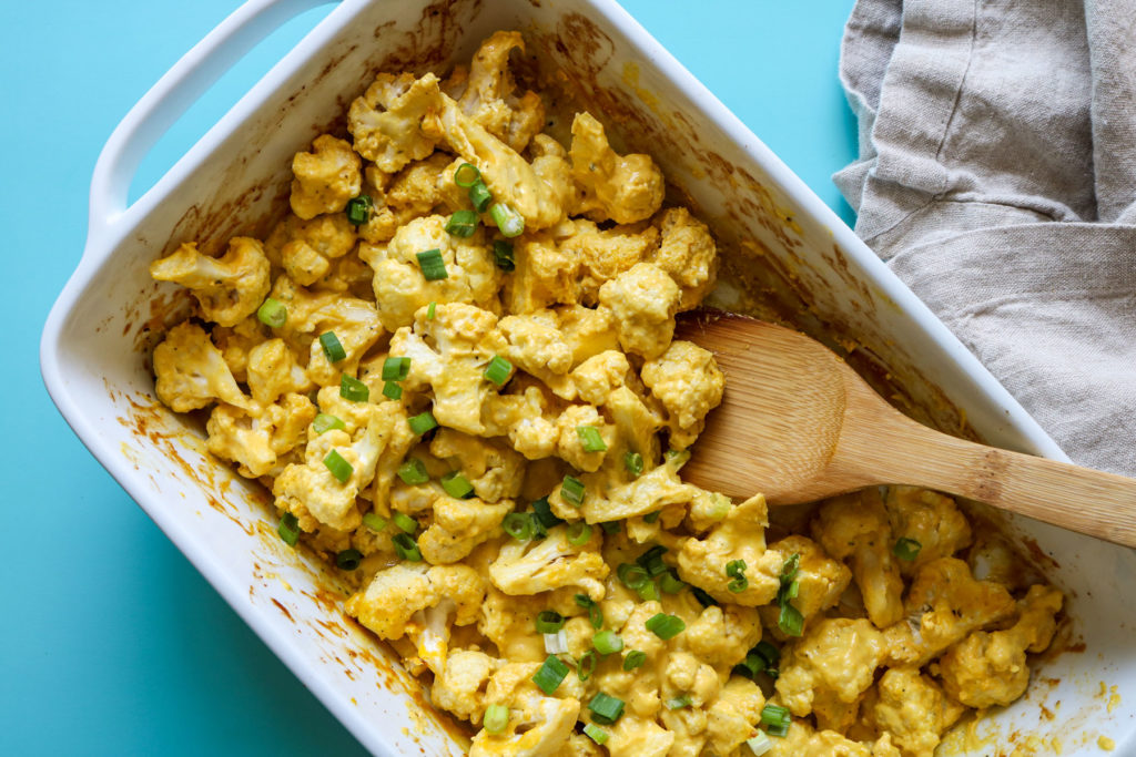 vegan baked cauliflower